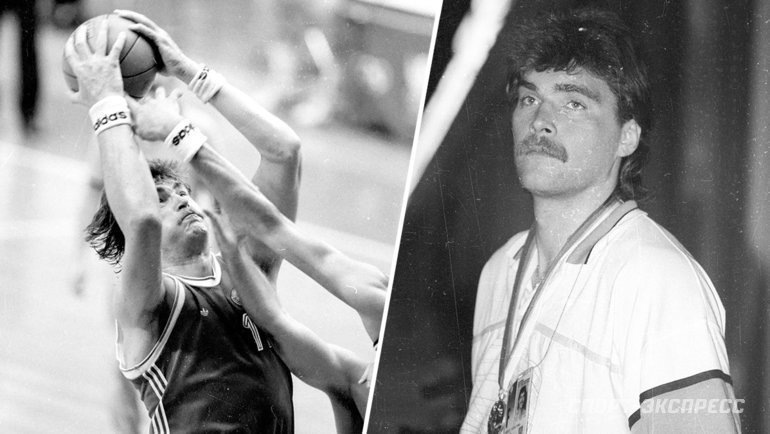    Арвидас Сабонис в составе сборной СССР на Олимпиаде-1988 в Сеуле.Федор Алексеев, Александр Федоров архив «СЭ»