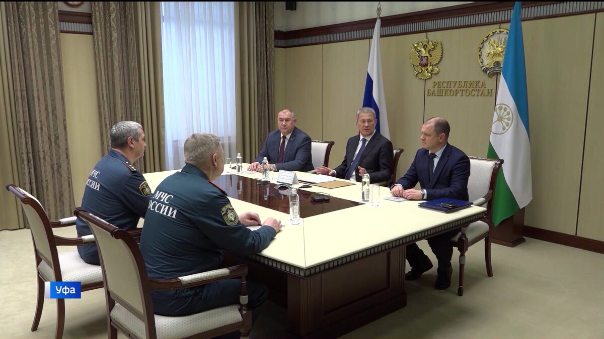    Глава Башкирии Радий Хабиров встретился с замминистра МЧС России Ильей Денисовым