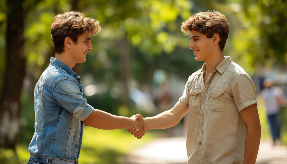 кепкое рукопожатие