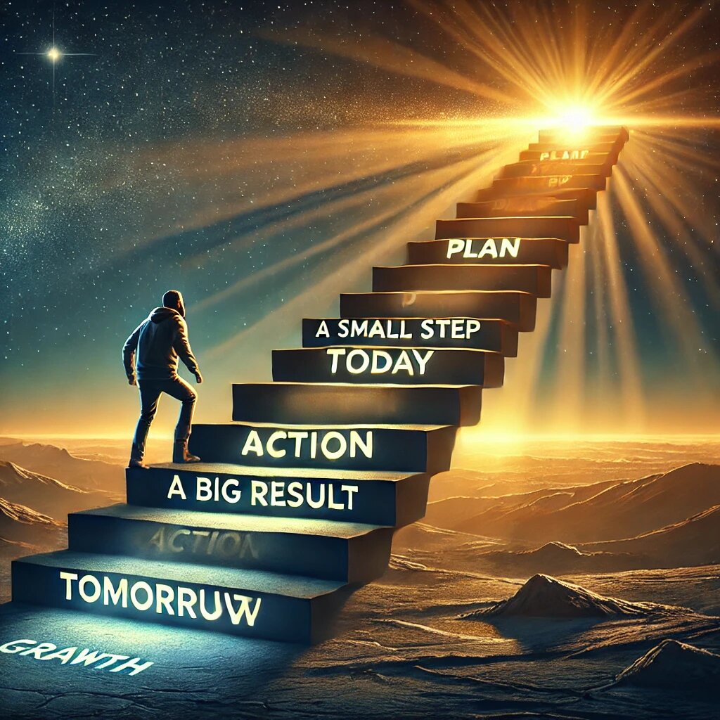 Маленький шаг сегодня — большой результат завтра.