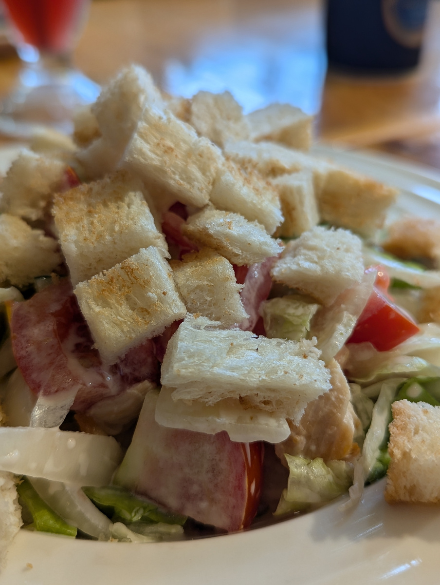 Цезарь с креветками 