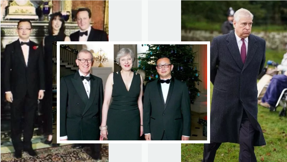 Тот самый "китайский шпион"  с Терезой Мей и Дэвидом Кэмероном.