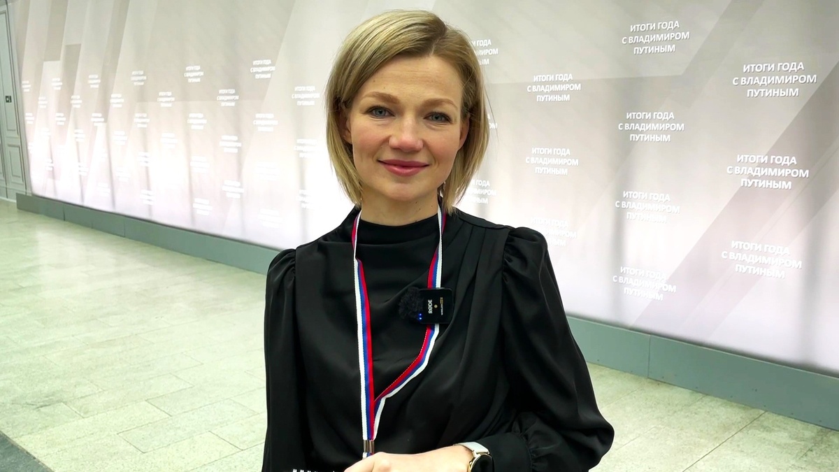    Журналисты Югры работают на пресс-конференции Владимира Путина