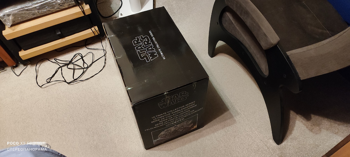 Даже без двойной упаковки габариты внушительные. 