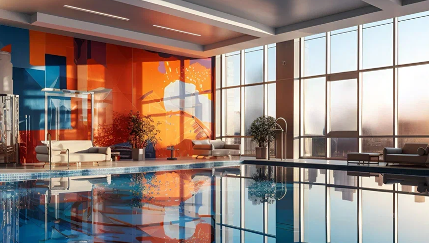 Апарт-отель «Про.Молодость» включает полноценные гостиничные сервисы и комфортную для  жизни инфраструктуру - от фитнес-зоны с бассейном до ресторана и коворкинга