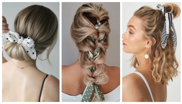 Красивые прически, которые можно сделать с помощью платка