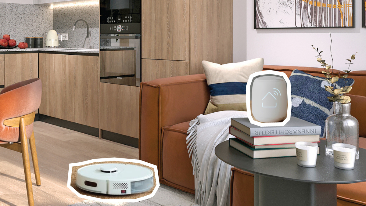 Умные приборы в ЖК Респект (светлая отделка) 