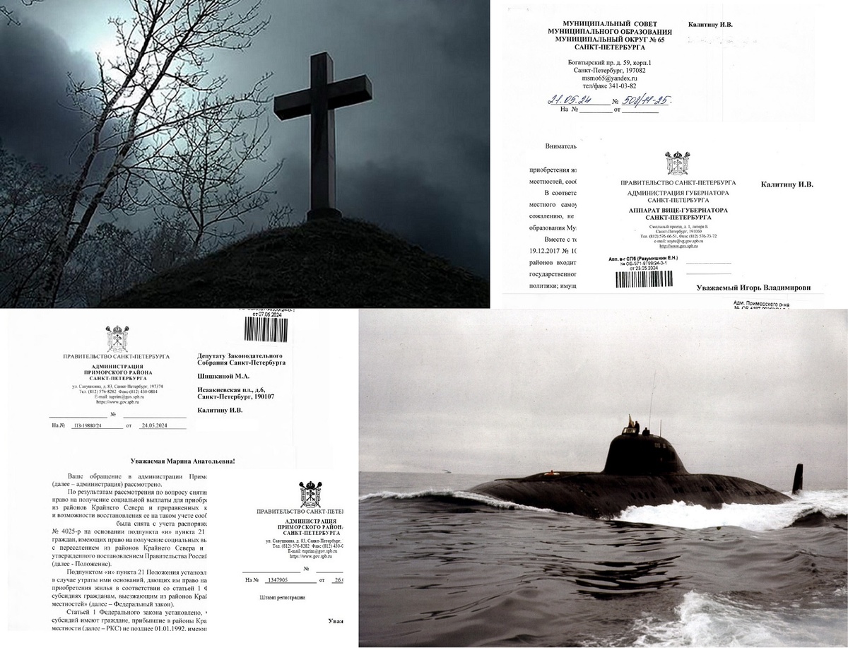 "Вдова "Черного принца", - так как её муж служил на атомной лодке К-324 "Черный принц". По признанию сослуживцев, был инженером - механиком буквально, - от Бога.