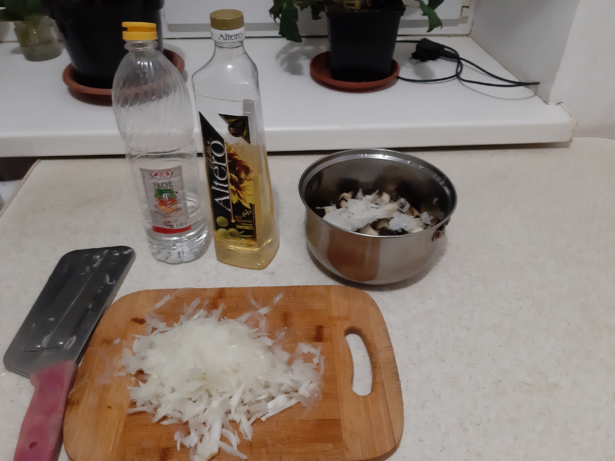 Продукты для приготовоения салата. Фото автора