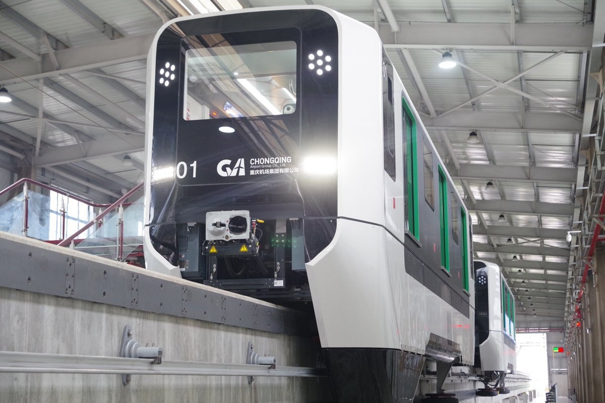 Монорельсовые поезда CRRC для Чунцина. Источник: Enterprising China