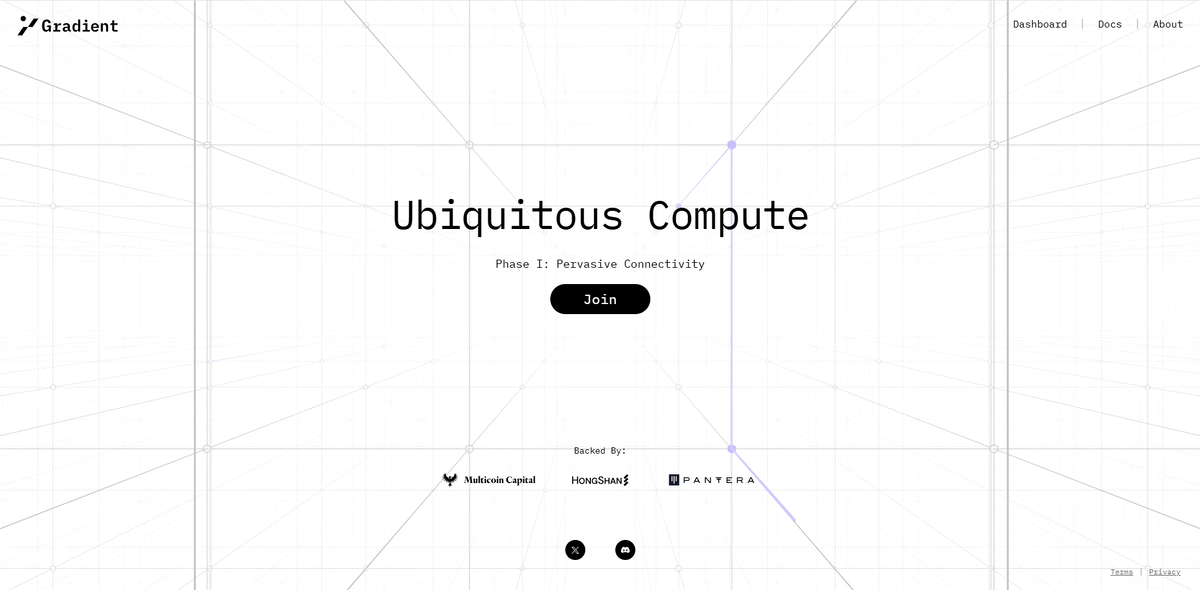 Официальный сайт Gradient Network