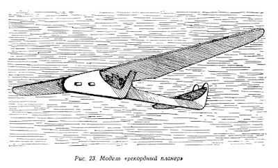 Модель рекордного планера
