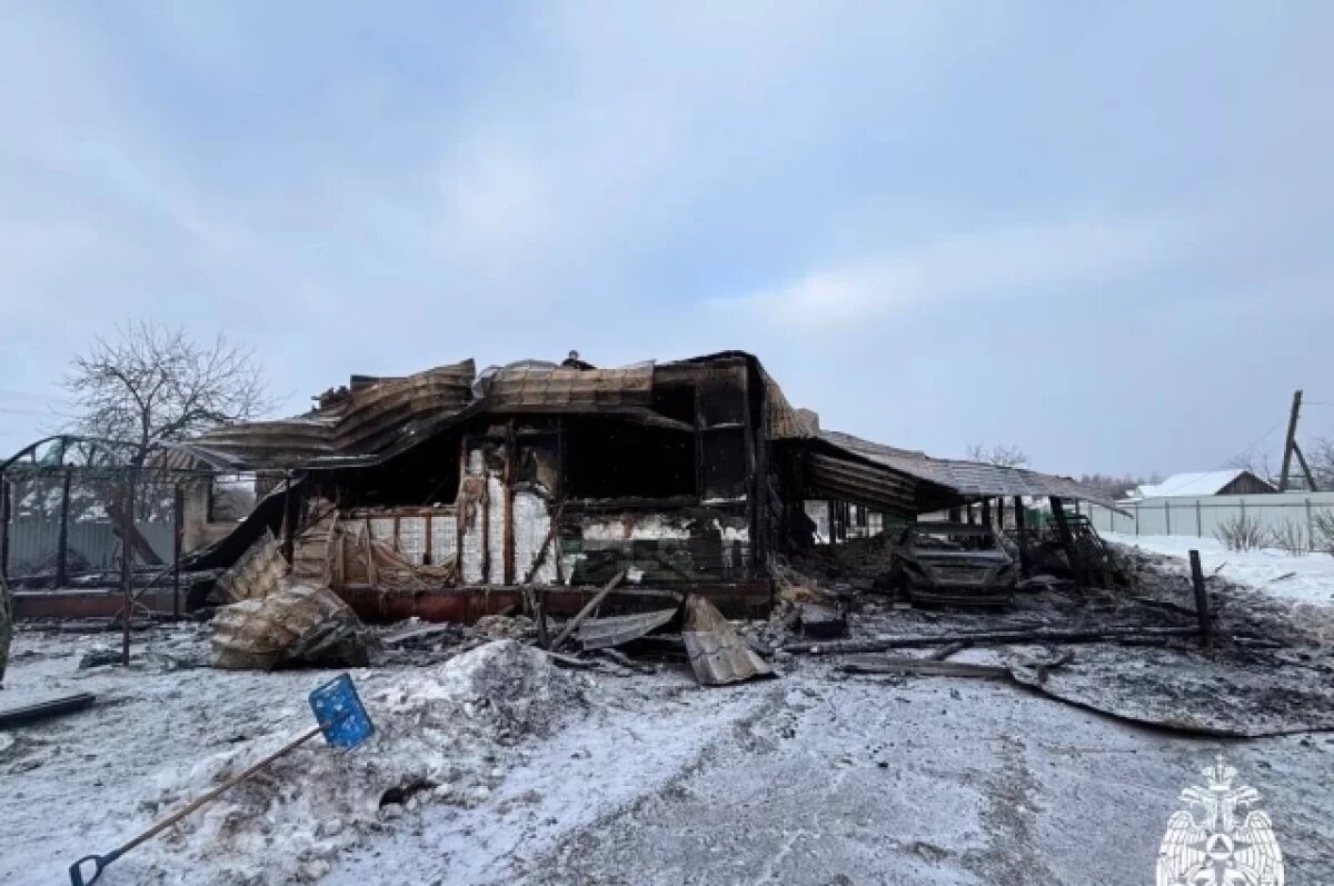    В Тверской области супружеская пара получили ожоги на пожаре