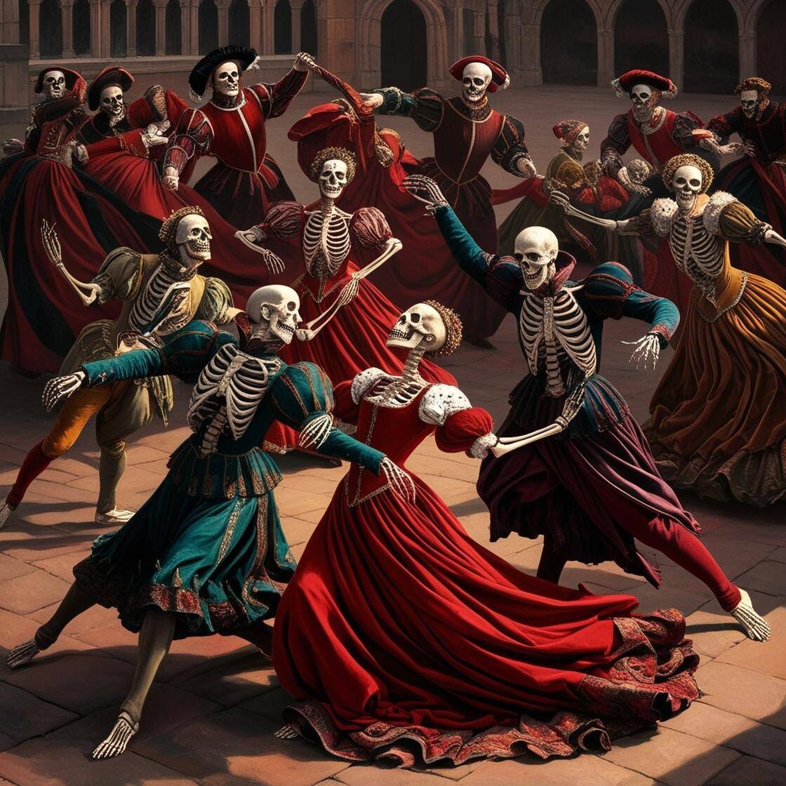 Пляска смерти (danse macabre) - средневековая аллегорическая драма или процессия, одним из главных действующих лиц которой выступает Смерть.