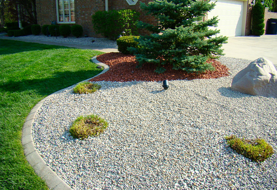 Пример гравийной отсыпки. Изображение использовано с mirmulchi.ru