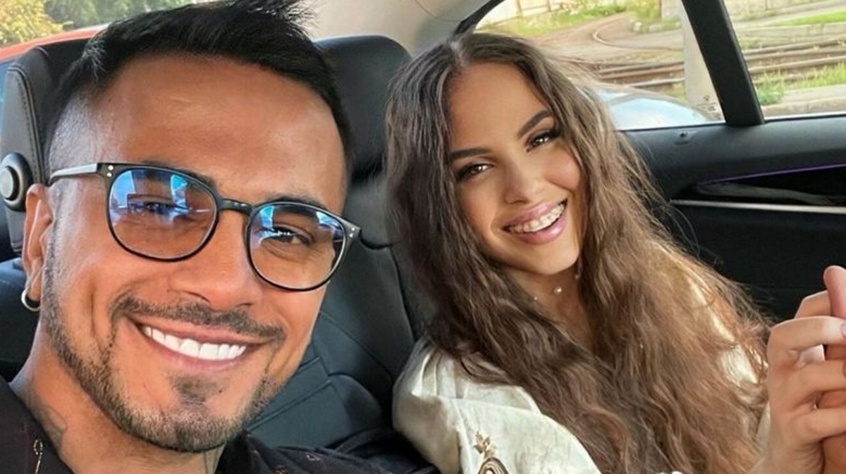 Натан с женой Анастасией Швецовой. Фото: соцсети