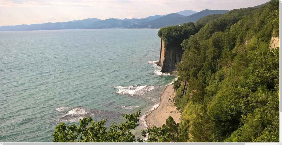 Черноморское побережье Каавказа. Фото с сайта https://dzen.ru/a/YsSjoS2EdiWEFyuo. Взято с Яндекс.Картинки