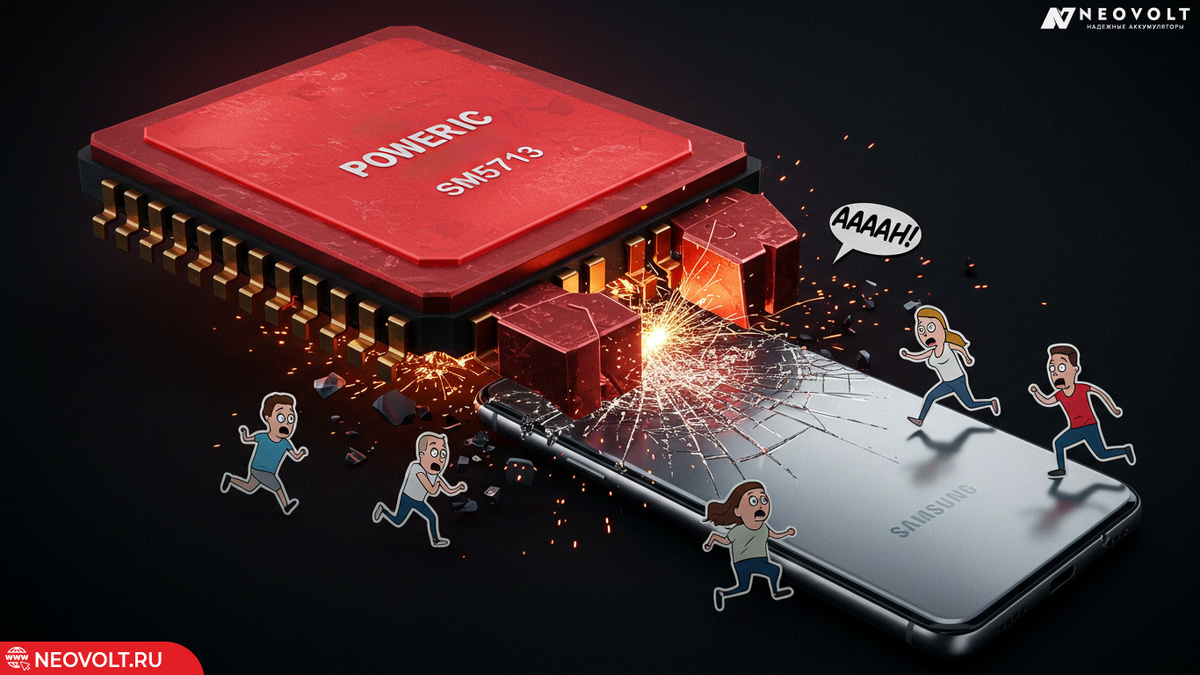Не работает быстрая зарядка на Samsung Galaxy A-серии. Проверьте Power IC SM5713.