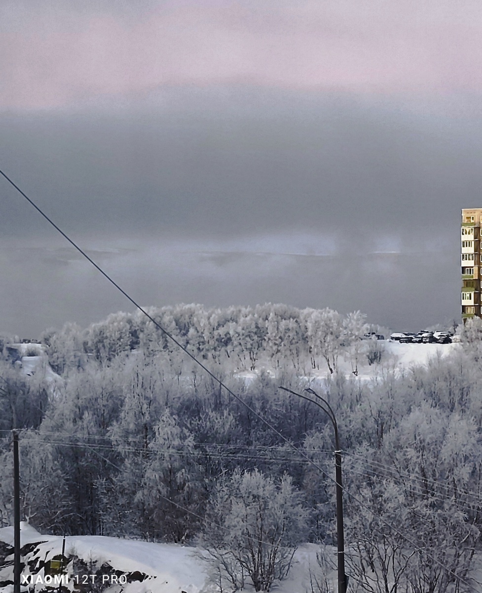 Вид из окна.