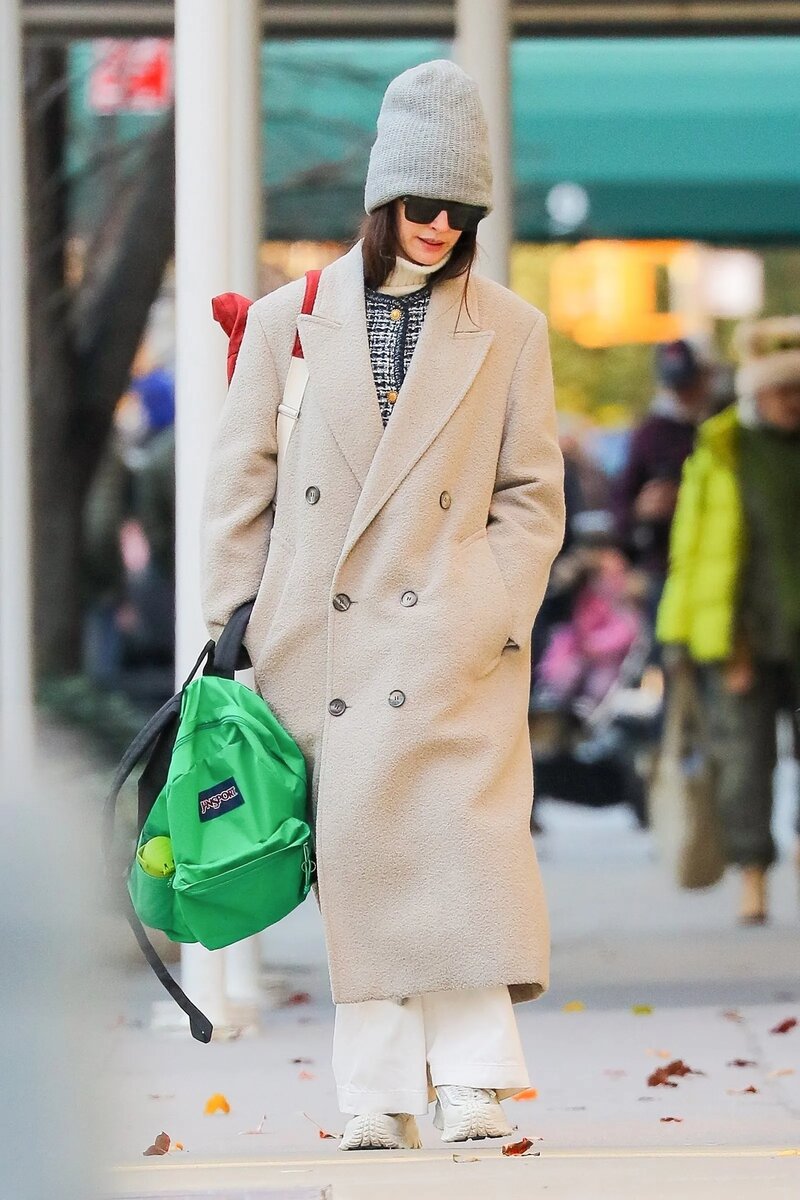 модный и стильный образ Энн Хэтэуэй