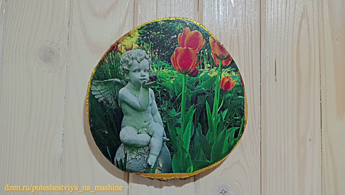 Фотокартина "Ангелочек" - одна из первых работ, которая получилась со второго раза. Пришлось менять материал для переноса фотографии, так как не всегда советы в интернете дают точный результат в реальности