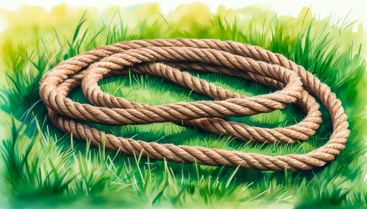 " И решили они связать себя крепкой верёвкой, чтобы  не расставаться ни на минуту"