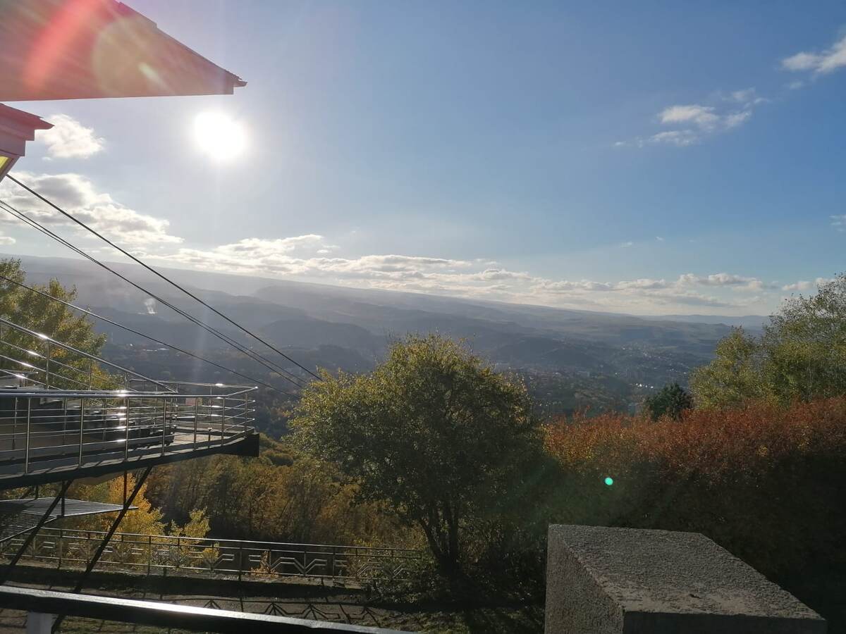 Вид с верхней станции Канатной дороги в Кисловодске