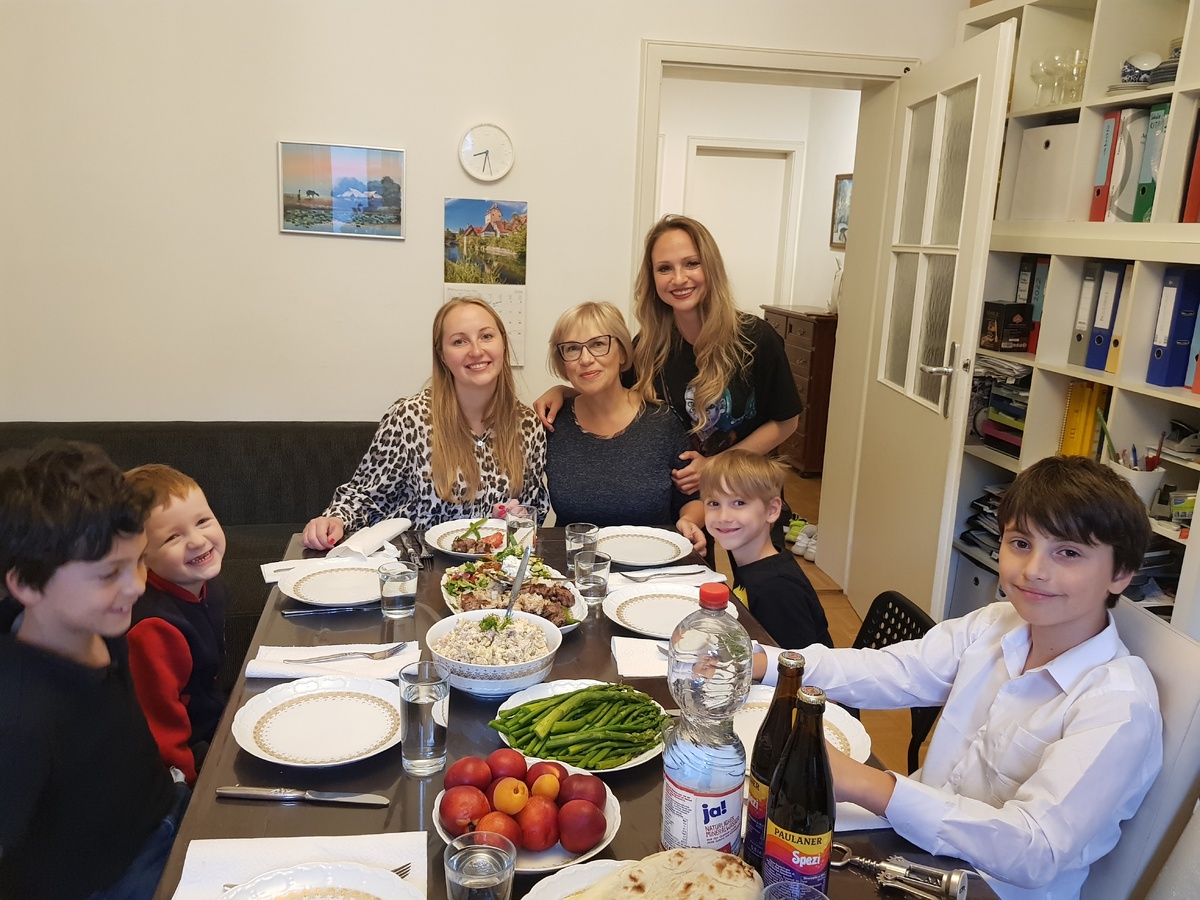 Лёва и Вика в гостях у Ольги. май 2024, Мюнхен