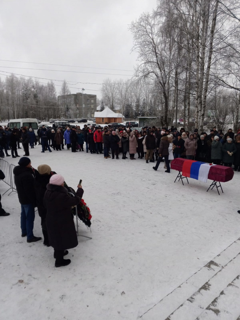    Сегежане простились с земляком, погибшим на СВОАдминистрация Сегежского округа