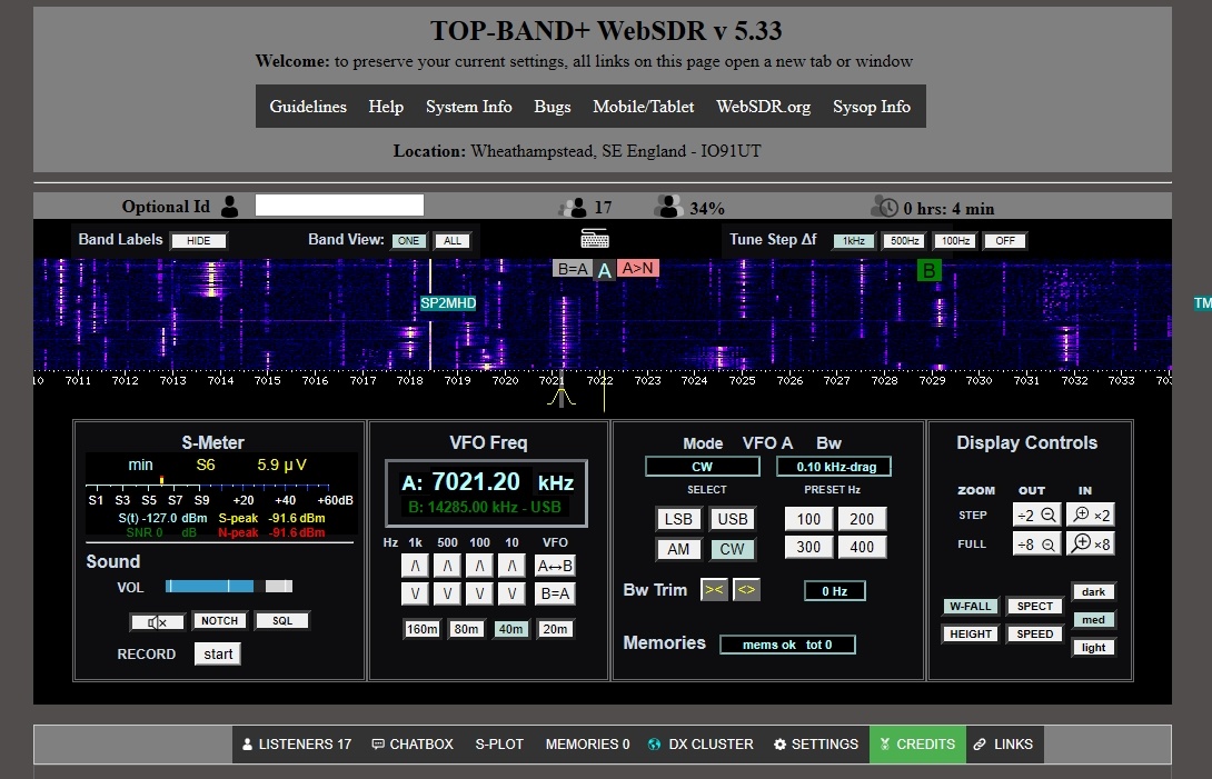 WEBSDR. warball.ru