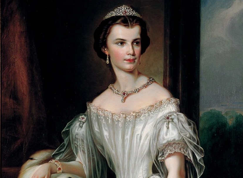 Портрет Елизаветы Баварской, 1855