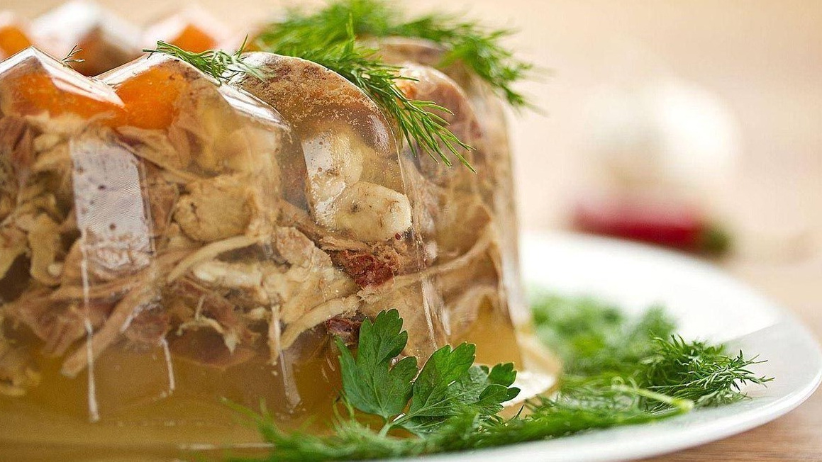 идеально прозрачный холодец