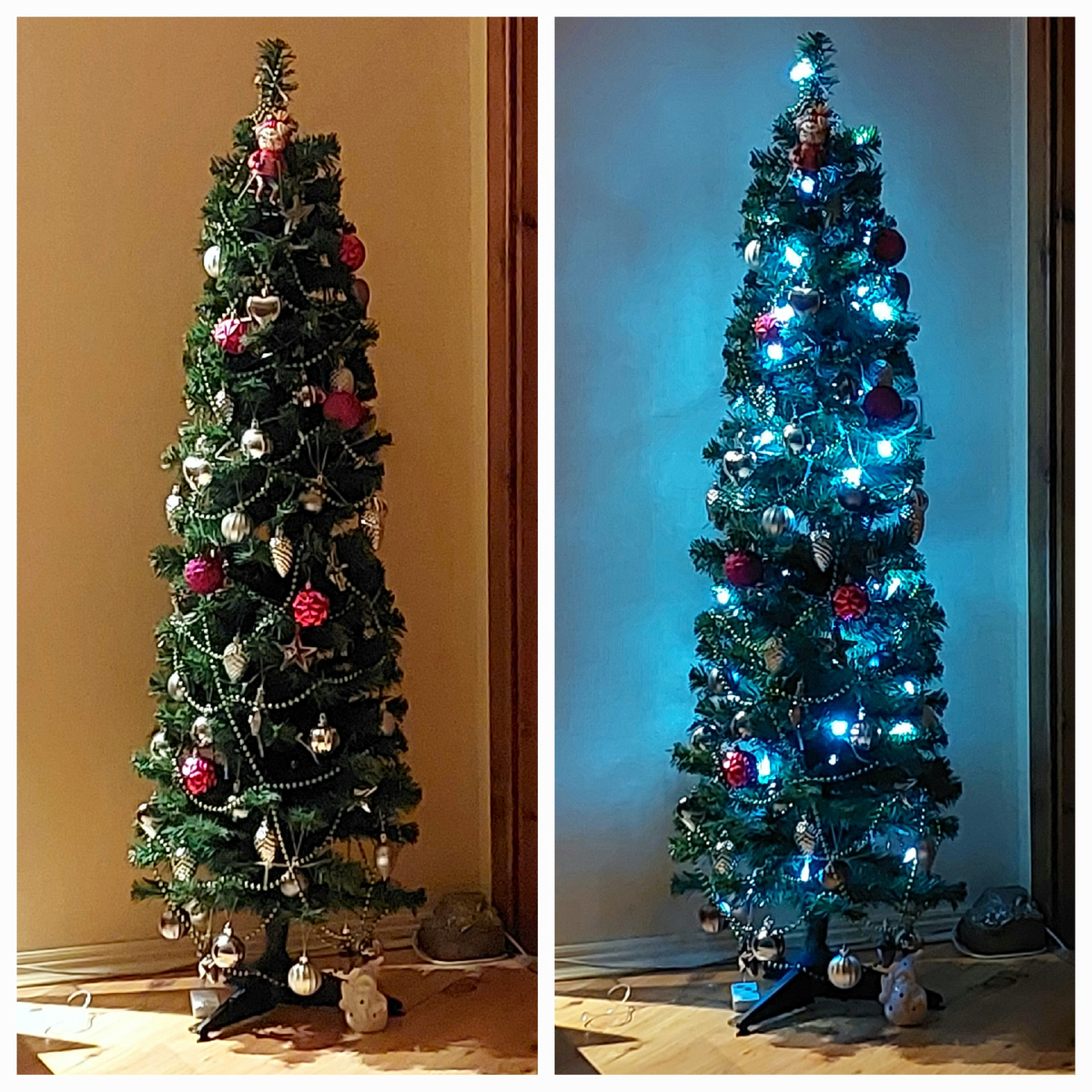 В уголке гостиной в квартире