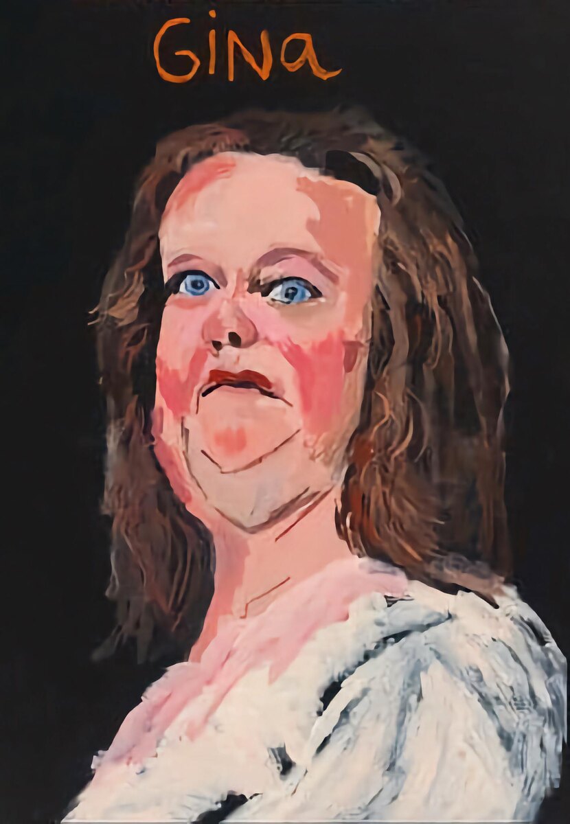 Такой портрет попал в главный музей Канберры.  