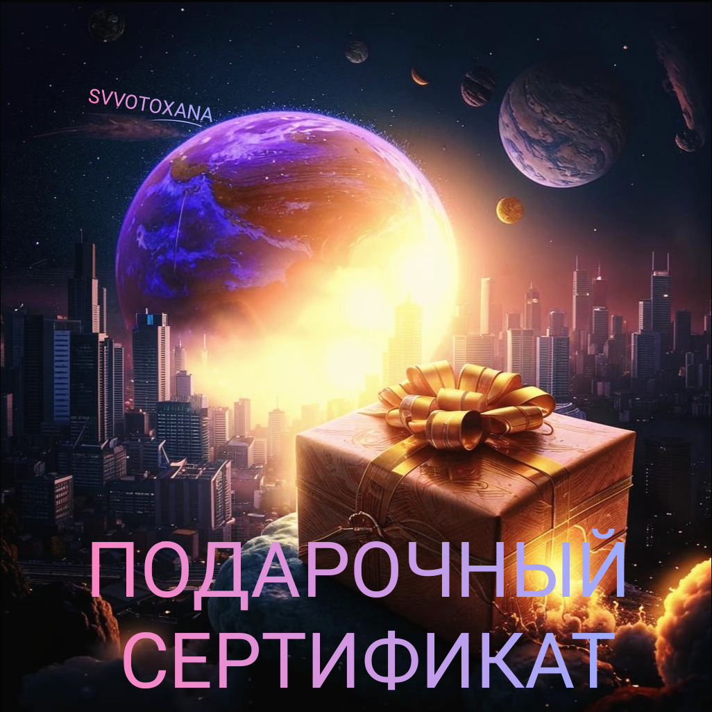 Подарочный сертификат от SVVOTOXANA