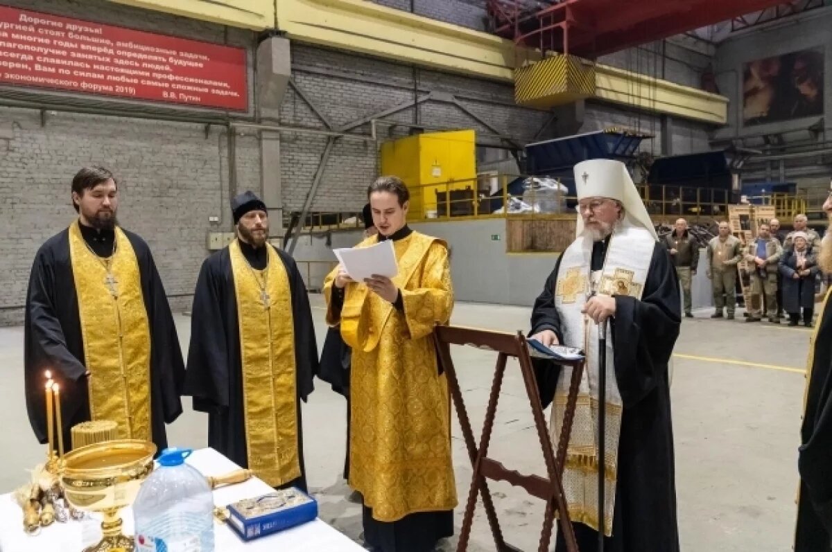    Митрополит Марк посетил Завод точного литья в Рязани