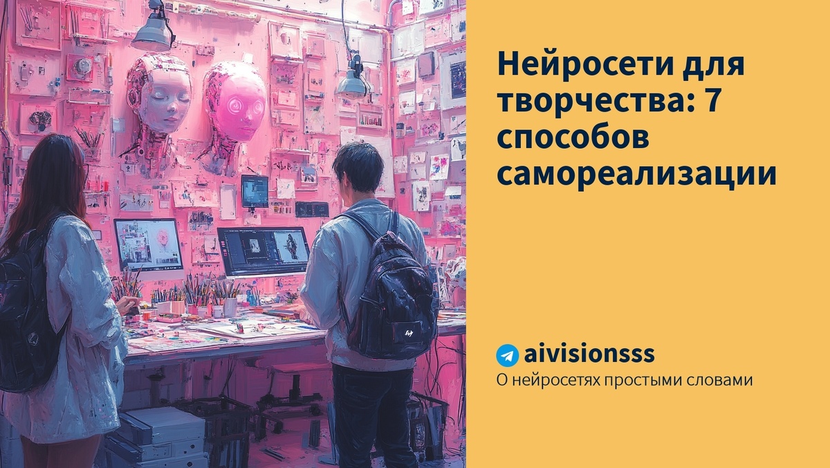    Нейросети для творчества: 7 способов самореализации aivisions