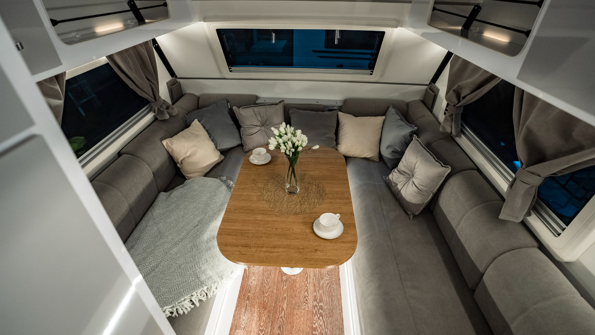 Интерьер новой модели дома на колесах KS36