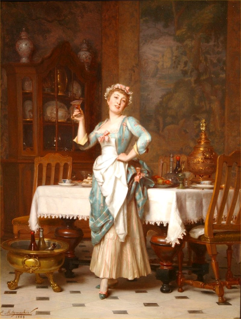 Эмиль-Пьер Метцмахер — «Элегантная служанка», 1889