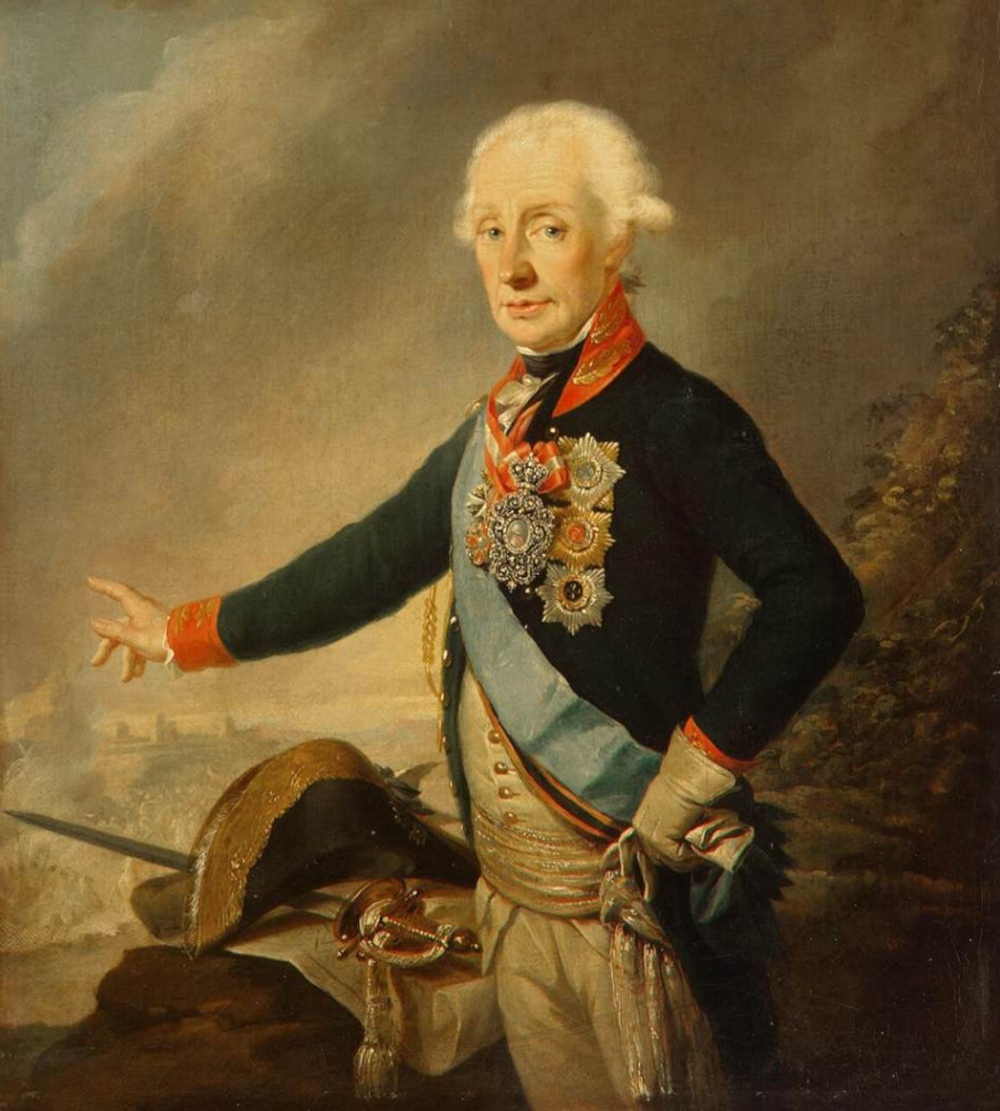Портрет фельдмаршала графа А. В. Суворова.Й. Крейцингер. 1799 год