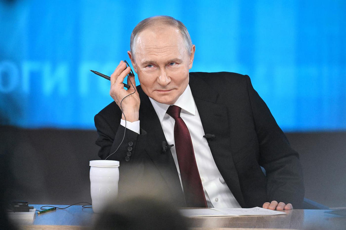    Владимир Путин на пресс-конференции по итогам 2024 года