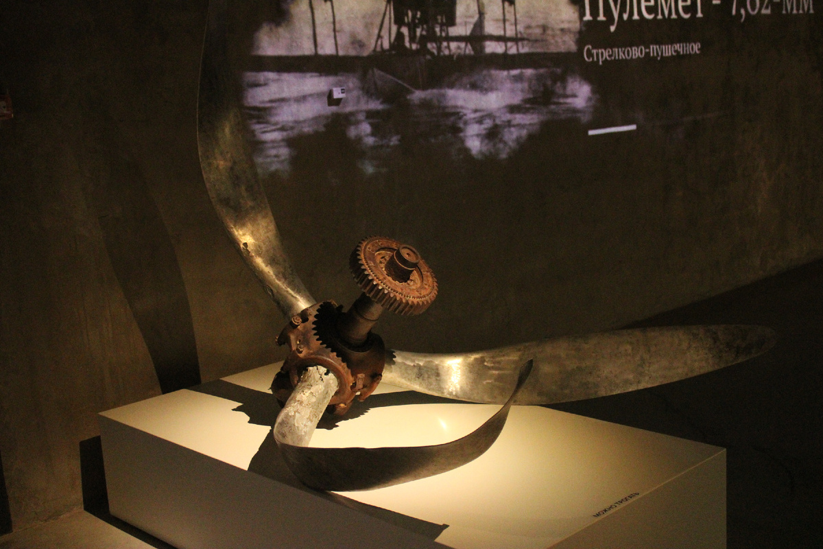 Винт подняли из болота