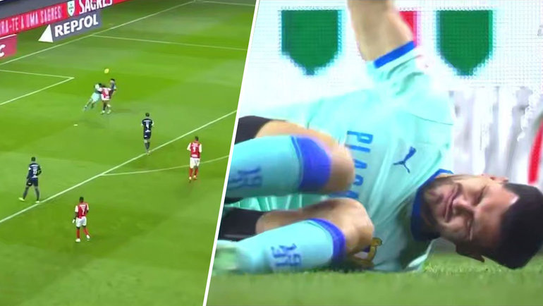    Российский вратарь Иван Злобин получил травму почек в матче чемпионата Португалии.