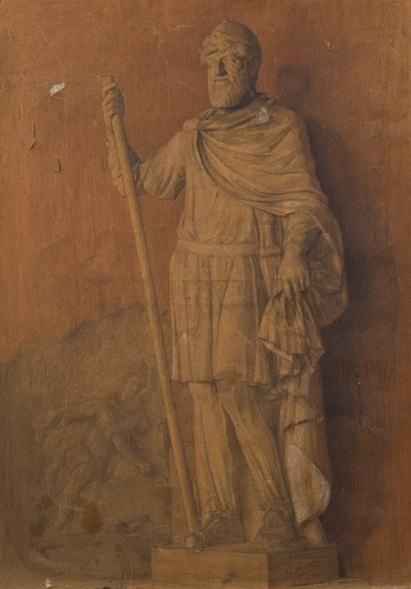 Статуя Тиридата I в парке Версальского дворца
