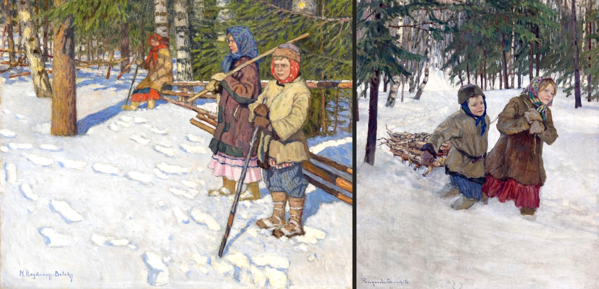 Художник  Н.П.Богданов-Бельский