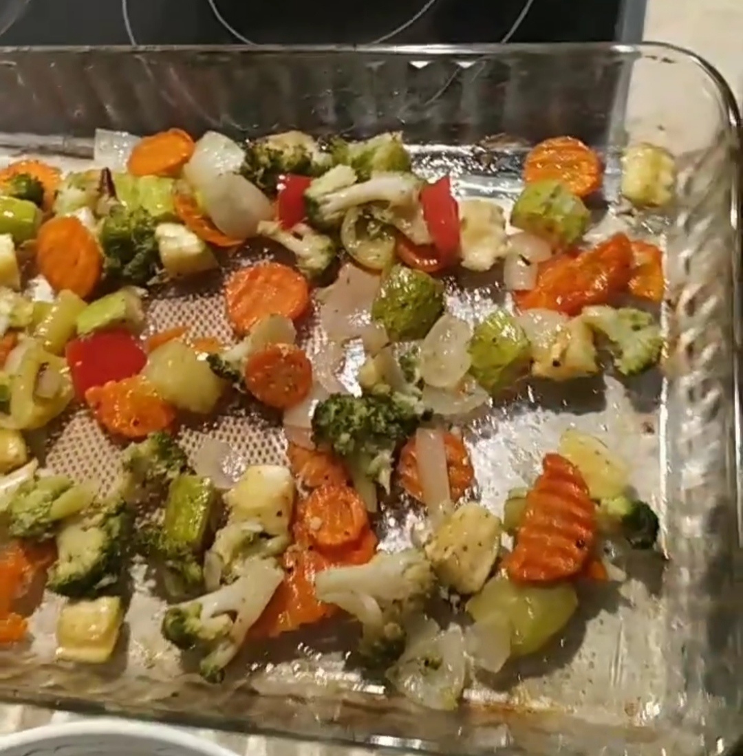 Такие будут если в один слой были овощи.