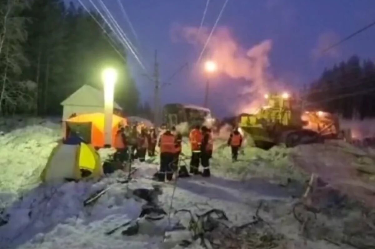    Бригаду попавшего в аварию под Мурманском поезда представят к наградам