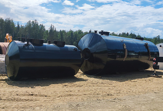 Емкости стальные объемо 20 м3 и 75 м3