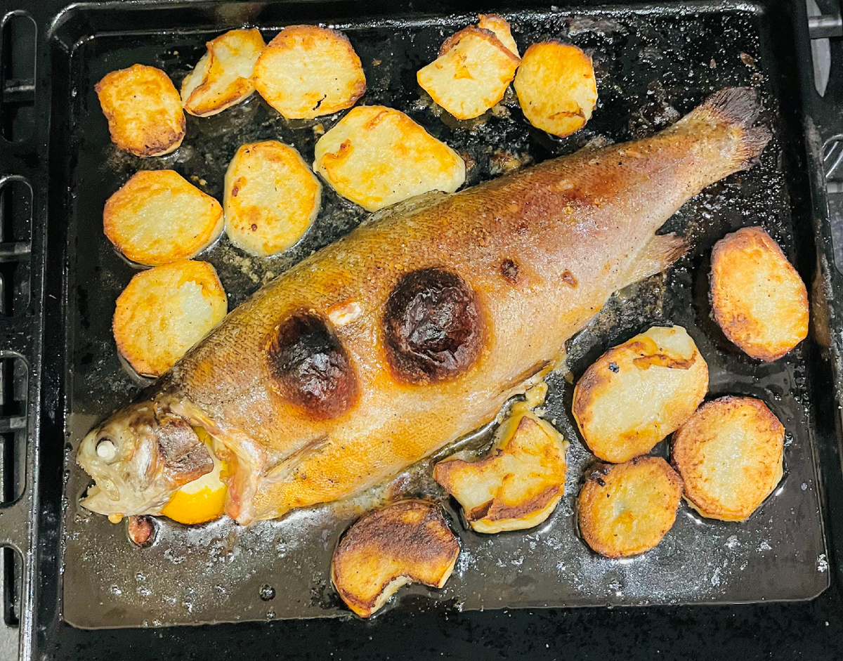 Духовку у сына плохо знаю)), вот с «загаром» получилась )