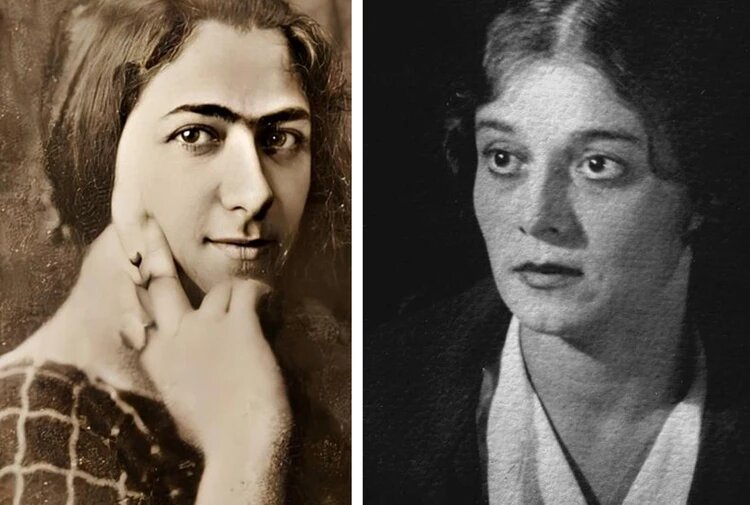 Есенин считал, что Галина Бениславская (слева) и Шаганэ Тальян похожи. Общее сходство действительно можно уловить, учитывая, что Бениславская тоже имела кавказские корни: ее мать была грузинка.